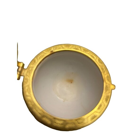 Hand-Painted Porcelain Trinket Box Egg With Floral Design - Picture 4 of 7